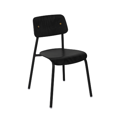 Studie Stained Wooden Chair