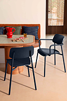Studie Stained Wooden Armchair