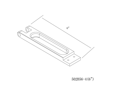 TFL 6" Rudder Bracket TFL 6" Rudder Bracket
