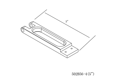 TFL 5" Rudder Bracket TFL 5" Rudder Bracket