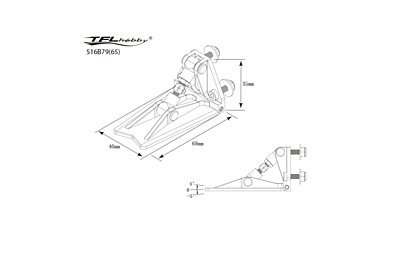 TFL Aluminium Medium Trim Tabs (65mm) TFL Aluminium Medium Trim Tabs (65mm)