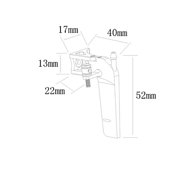 Mini L=40 H=52 Rudder Mini L=40 H=52 Rudder