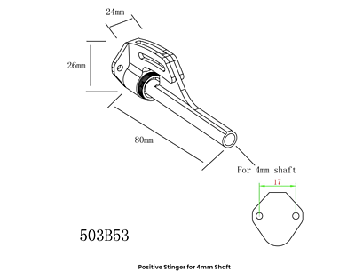 D=?4 L=80 Positive Strut D=?4 L=80 Positive Strut
