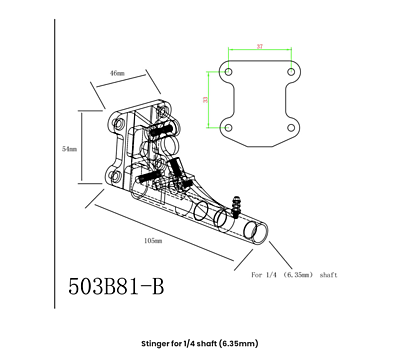 D=φ6.35 L=105 Stinger W/ copper Bushing D=φ6.35 L=105 Stinger W/ copper Bushing