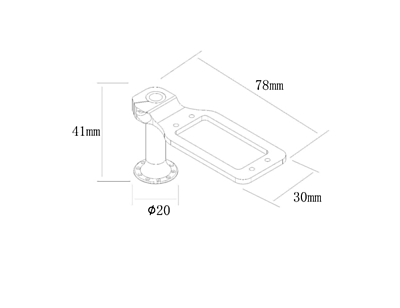 Rudder Strut Bushing with Servo Mount Rudder Strut Bushing with Servo Mount