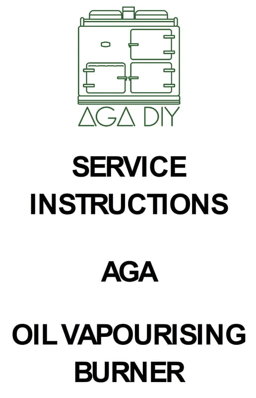 Service Instructions - AGA Service Instructions - AGA