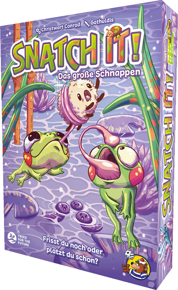 Snatch it! DEUTSCH Boxencover links Snatch it! DEUTSCH Boxencover links