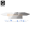 Stainless Steel Decorative Sheet Silver For SCX6 Front Bumper