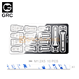 Stainless Steel Decorative Sheets Silver For SCX6 Hinge