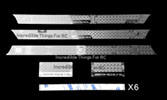 Stainless Steel Diamond Sheets surrounded Body Silver For TRX-6 G63