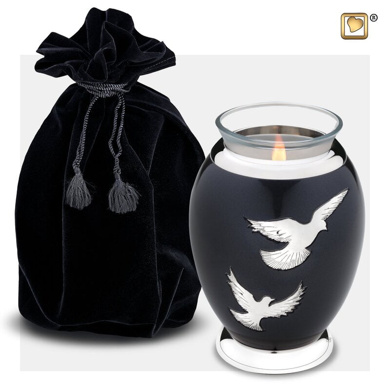 Urn Met Waxinelichtje Adieu Urn Met Waxinelichtje Adieu
