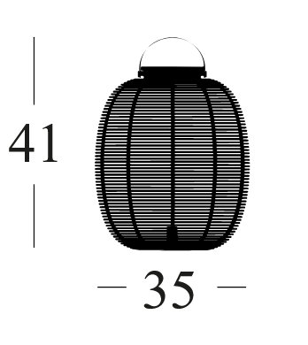 Tika Solar Lantern Small Tika Solar Lantern Small