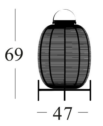 Tika Solar Lantern Steel Base Tika Solar Lantern Steel Base