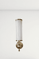 Alabaster Cylinder Wall Sconce