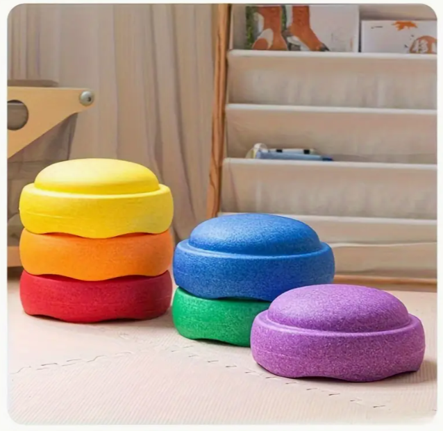 Цветни камъни за баланс тип Stepping Stones комплект от 6 части Цветни камъни за баланс тип Stepping Stones комплект от 6 части