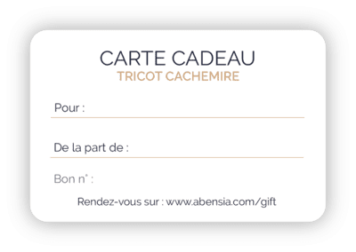 Carte cadeau Tricot Cachemire