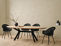 Avril HB Dining Chair Steel A Base