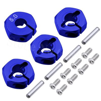 5mm x 12mm Aluminium Wheel Hex