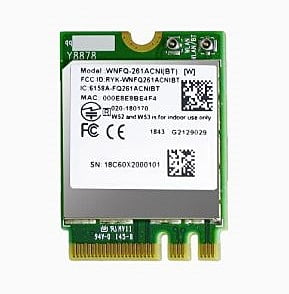 Sparklan - WNFQ-261ACNI(BT) Dual-Band WiFi Combo M.2 Module (Qualcomm QCA6174A-5)