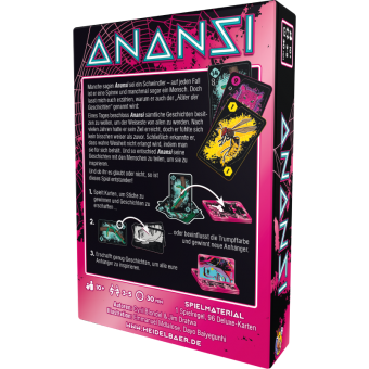 Boxenrückseite: Anansi DEUTSCH Boxenrückseite: Anansi DEUTSCH