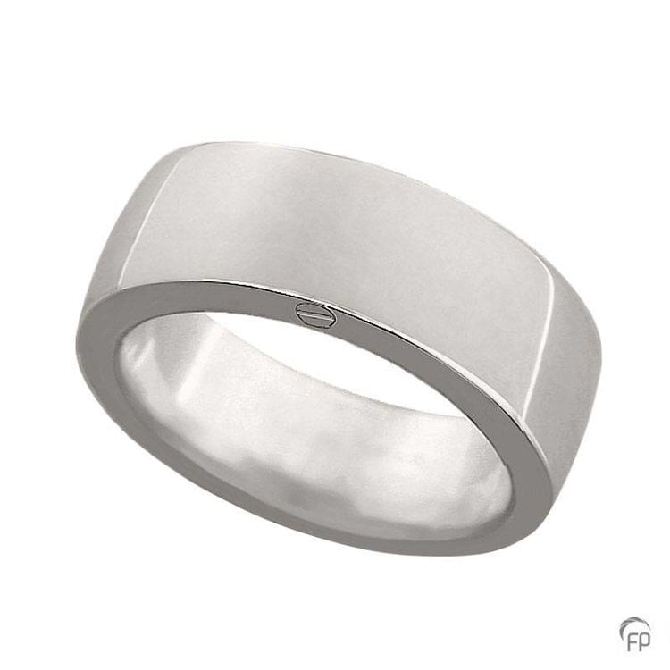 R 033.8 Assieraad ring glanzend R 033.8 Assieraad ring glanzend
