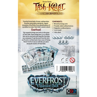 Die Arena von Tash-Kalar: Ewiges Eis DEUTSCH Boxrückseite Die Arena von Tash-Kalar: Ewiges Eis DEUTSCH Boxrückseite