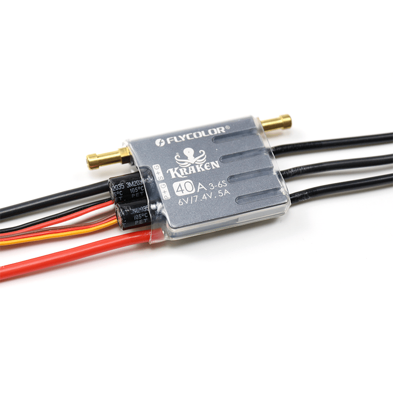 Flycolor Kraken ESC Speed Controller 40A Current 3-6S Flycolor Kraken ESC Speed Controller 40A Current 3-6S
