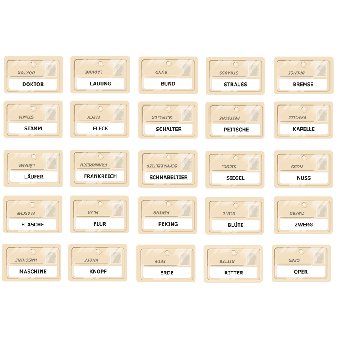 Spielinhalt: Codenames DEUTSCH HOBBY Spielkarten