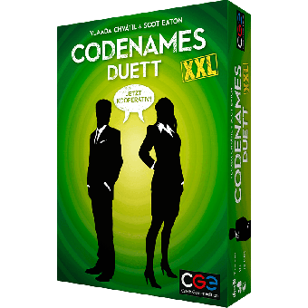 Codenames Duett XXL DEUTSCH Boxcover links Codenames Duett XXL DEUTSCH Boxcover links