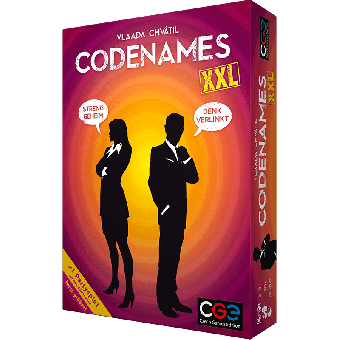 Codenames XXL DEUTSCH Boxcover links Codenames XXL DEUTSCH Boxcover links