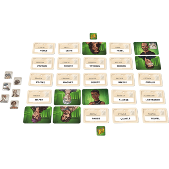 Codenames Duett DEUTSCH Spielaufbau