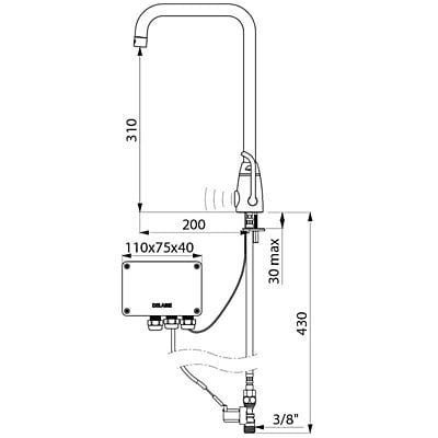 DELABIE TEMPOMATIC MIX PRO elektroniskais mikseris (495253) DELABIE TEMPOMATIC MIX PRO elektroniskais mikseris (495253)