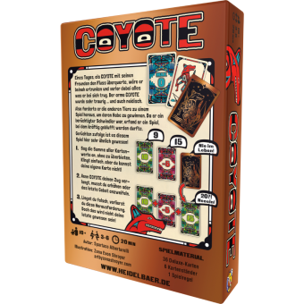 Coyote DEUTSCH Boxrückseite Coyote DEUTSCH Boxrückseite