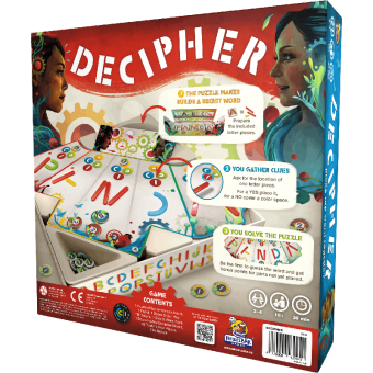 Decipher ENGLISH Boxenrückseite