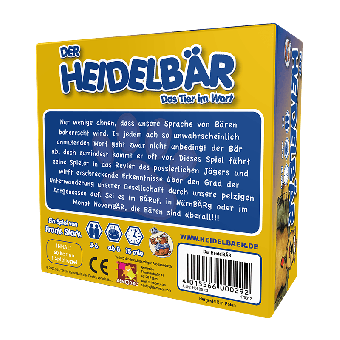 Der Heidelbär DEUTSCH Boxrückseite Der Heidelbär DEUTSCH Boxrückseite
