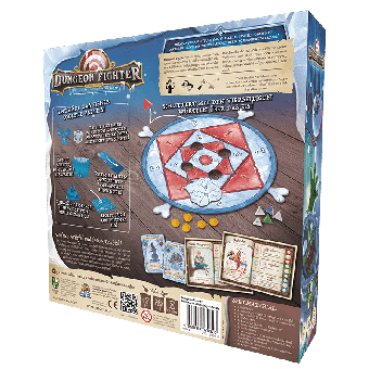 Dungeon Fighter: Die Festung des flutschigen Frosts DEUTSCH Boxrückseite Dungeon Fighter: Die Festung des flutschigen Frosts DEUTSCH Boxrückseite