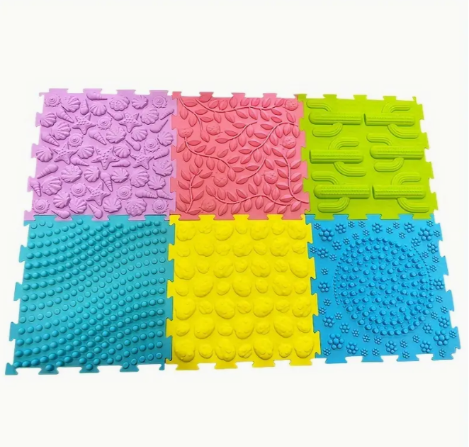 Орто Пъзел – Модулен Килим за Игра Ortho Puzzle, 6 броя