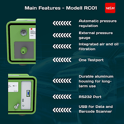 RC01 EV Battery Air Leak Tester (High & Low Pressure)