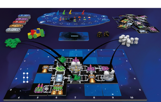 Galaxy Trucker (2. Edition) DEUTSCH Spielaufbau Galaxy Trucker (2. Edition) DEUTSCH Spielaufbau