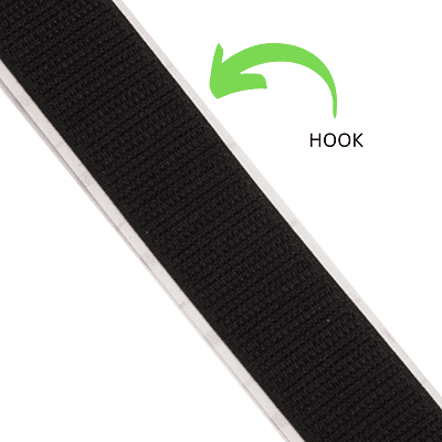 16mmx25m Hook & Loop Standard Adhesive