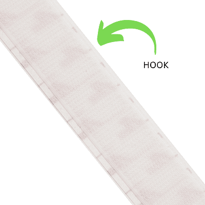 16mmx25m Hook & Loop Standard Adhesive