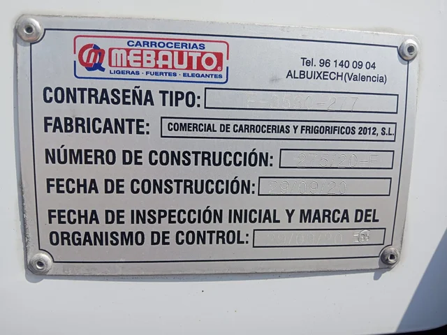 CITROEN BERLINGO ISOTERMO CITROEN BERLINGO ISOTERMO