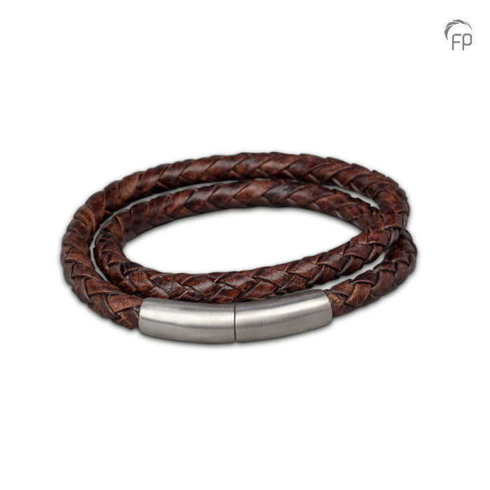 FPU 606 Embrace Armband Gevlochten Leder Zwart FPU 606 Embrace Armband Gevlochten Leder Zwart