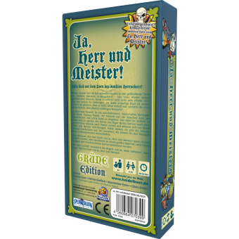 Ja, Herr und Meister! (Grüne Edition) DEUTSCH Boxrückseite