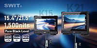 K15(in Carrying Case) | 15.4" professional High-bright HDR FHD Field Monitor with Carrying Case, V-mount K15(in Carrying Case) | 15.4" professional High-bright HDR FHD Field Monitor with Carrying Case, V-mount