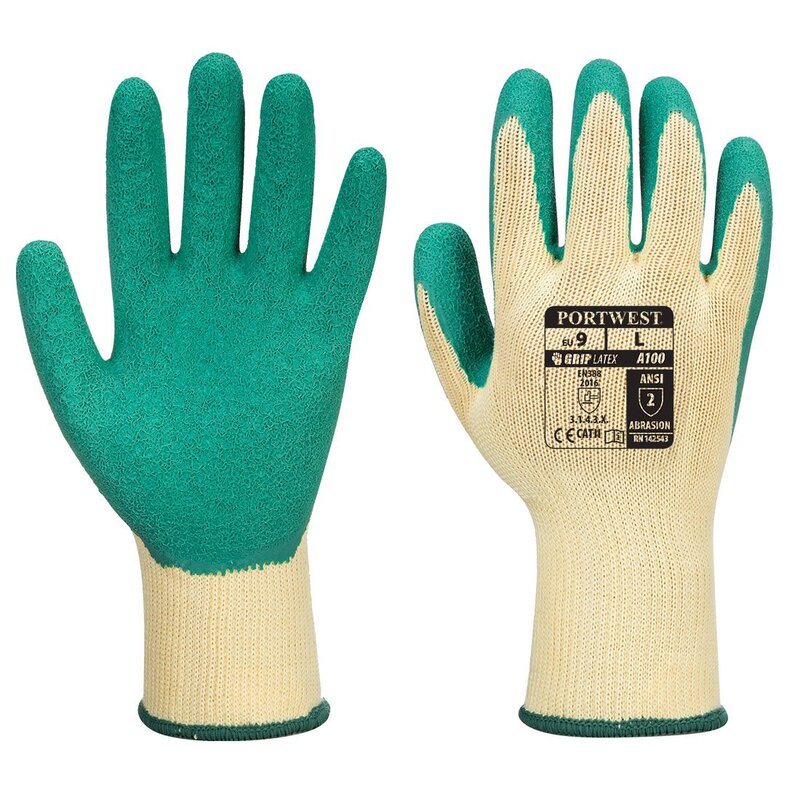 Portwest A100 Classic – groen werkhandschoenen met sterke grip
