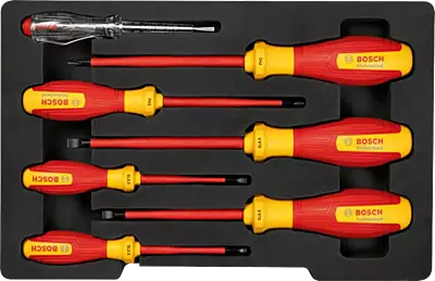 Бош VDE сет шрафцигери SL/PH, професионални 7парчиња