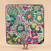 Rosy Posy Everyday Picnic Rug and Backpack Set Rosy Posy Everyday Picnic Rug and Backpack Set