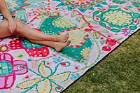 Rosy Posy Really Big Picnic Rug and Backpack Set Rosy Posy Really Big Picnic Rug and Backpack Set