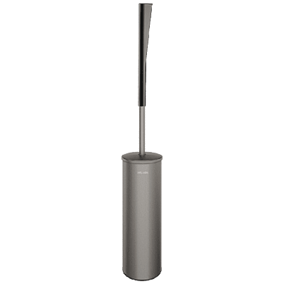Delabie Wall-mounted toilet brush set with lid and long handle Delabie Wall-mounted toilet brush set with lid and long handle